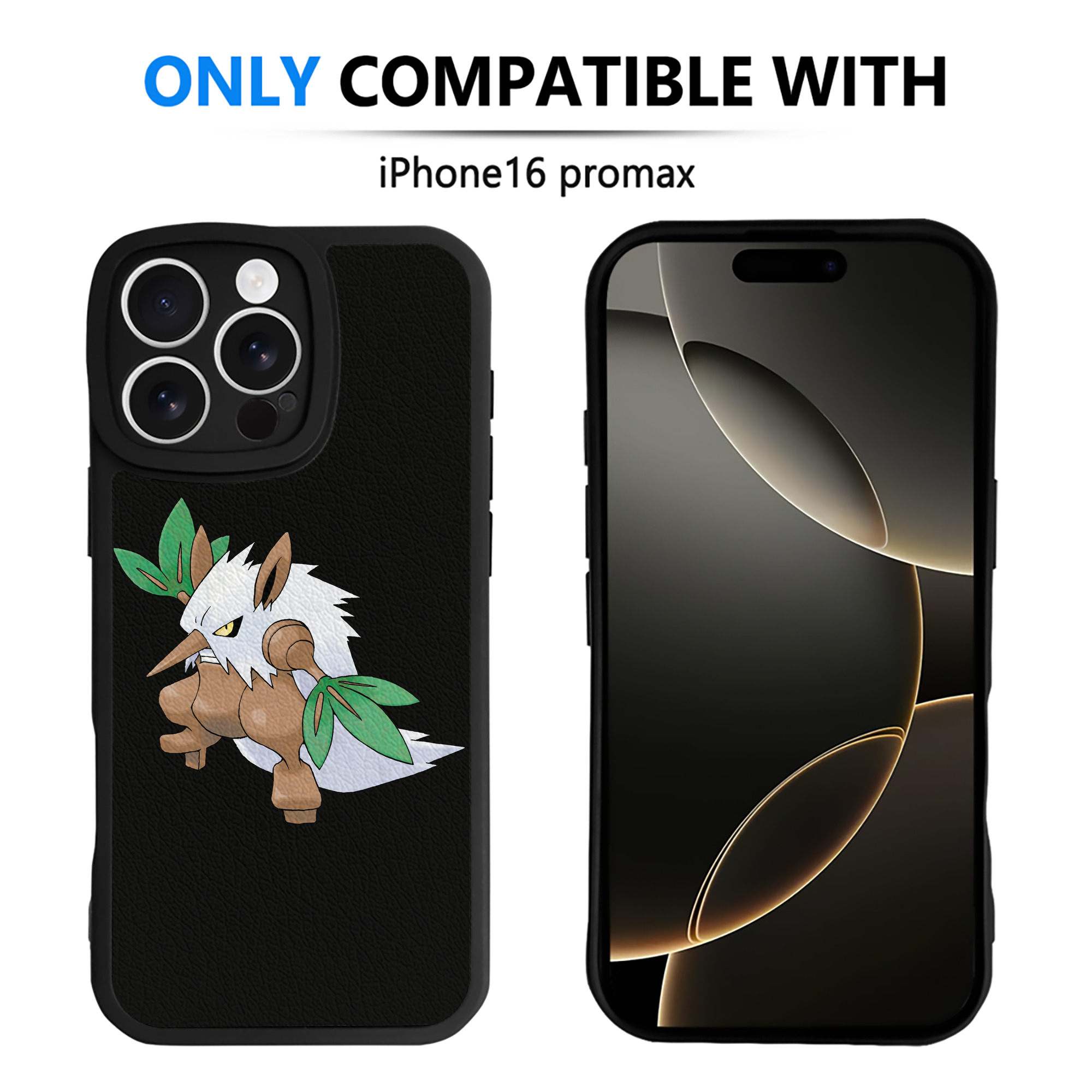 （画像用） ポケットモンスター Pokémon 【iPhone 16シリーズ対応】シリコンスマホケース（レザー調） 材質：シリコン